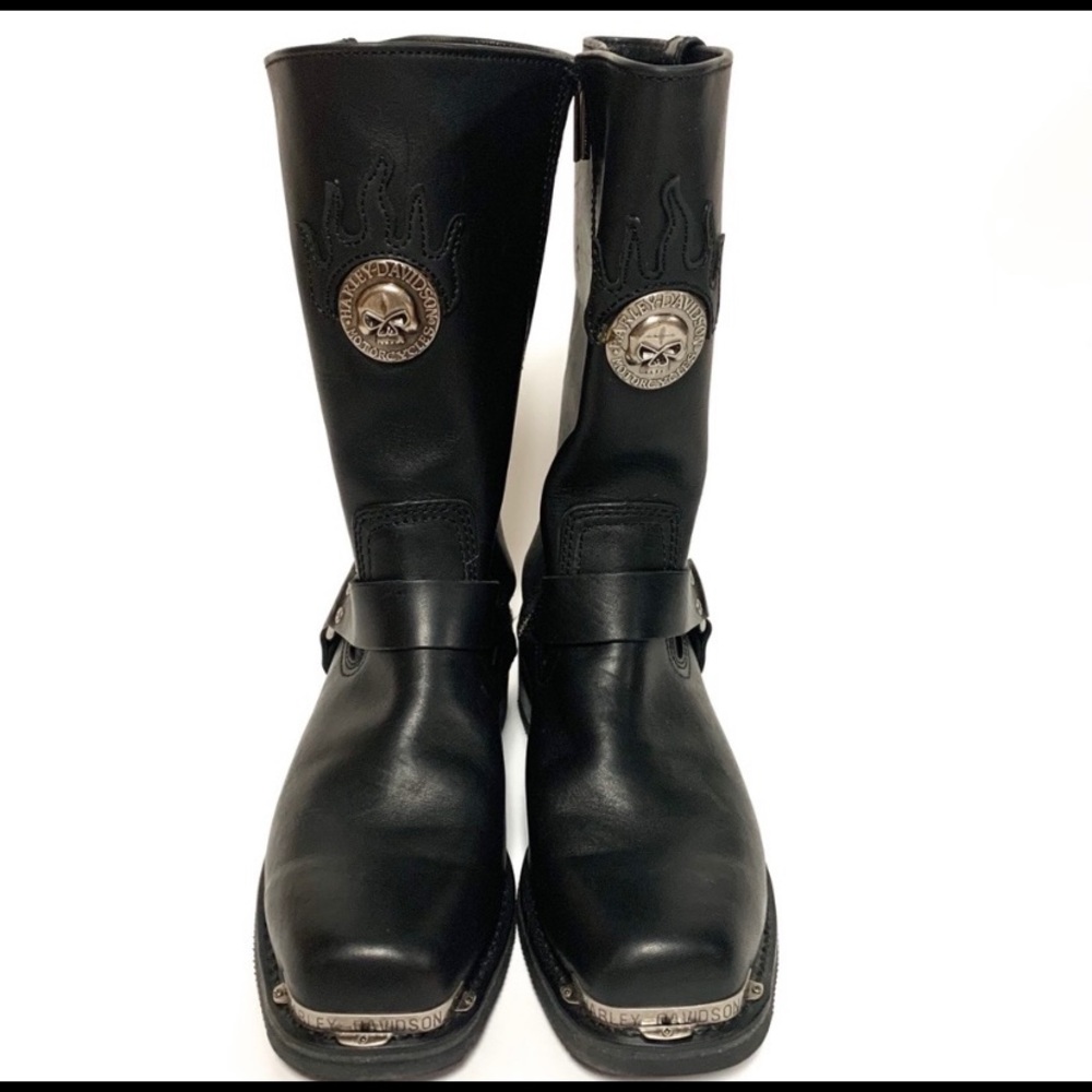 Harley Davidson Willie G leather motorcycle boots